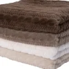 Intratuin plaid Alida beige 160 x 140 cm