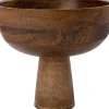 Intratuin serveerschaal op voet Ewa naturel 13 x 4 x 28 cm