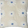 Intratuin sierkussen Bodi crème / blauw 43 x 43 cm