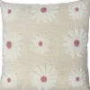 Intratuin sierkussen Bodi crème / roze 43 x 43 cm