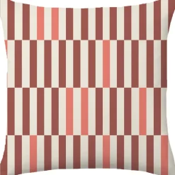 Intratuin sierkussen Cato wit / roze 45 x 45 cm