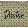 Intratuin sierkussen Fleur Breathe groen 30 x 50 cm