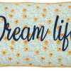 Intratuin sierkussen Fleur Dream Life blauw 30 x 50 cm