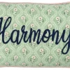 Intratuin sierkussen Fleur Harmony groen 30 x 50 cm