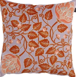 Intratuin sierkussen Floran paars / oranje 45 x 45 cm