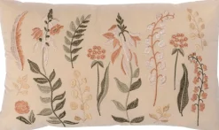 Intratuin sierkussen Ginni beige / groen 50 x 30 cm