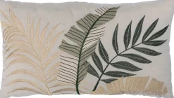 Intratuin sierkussen Ginni taupe / groen 50 x 30 cm