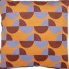Intratuin sierkussen Graham paars / geel 45 x 45 cm
