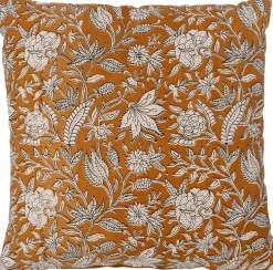Intratuin sierkussen Hanoi oranje / wit 45 x 45 x 10 cm