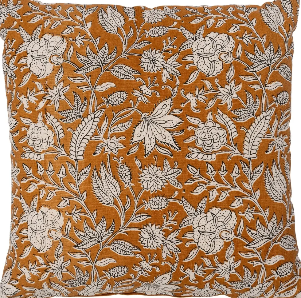 Intratuin sierkussen Hanoi oranje / wit 45 x 45 x 10 cm