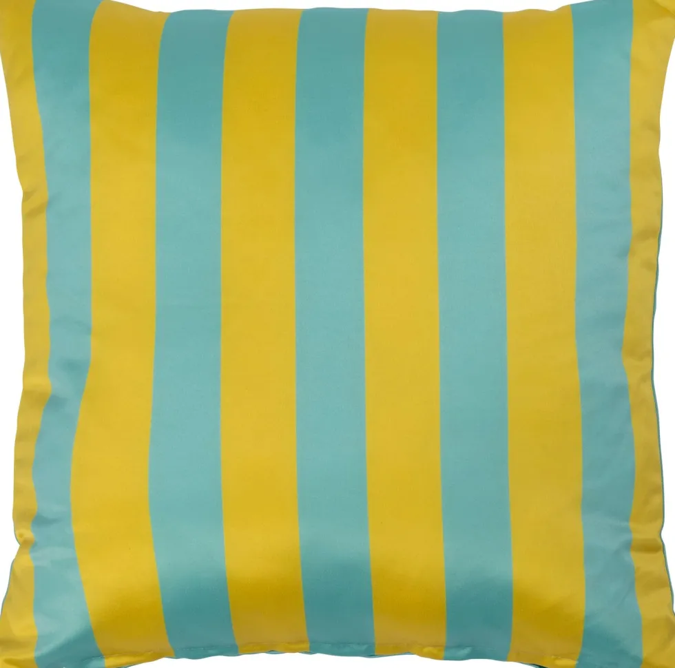 Intratuin sierkussen Havana groen / geel 45 x 45 x 10 cm