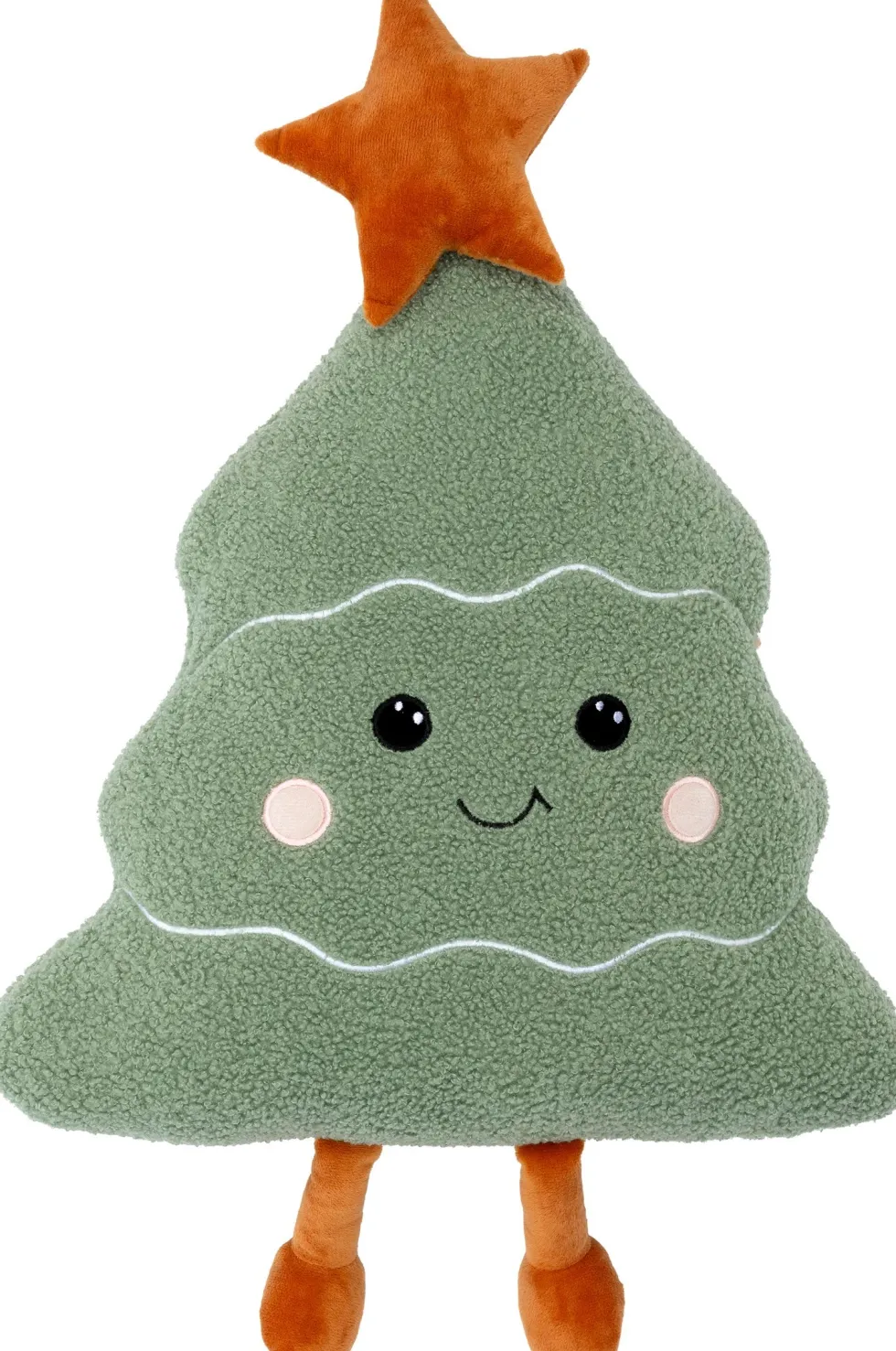 Intratuin sierkussen Jen kerstboom groen 49 x 10 x 32 cm