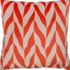 Intratuin sierkussen Kenley rood / beige 45 x 45 cm