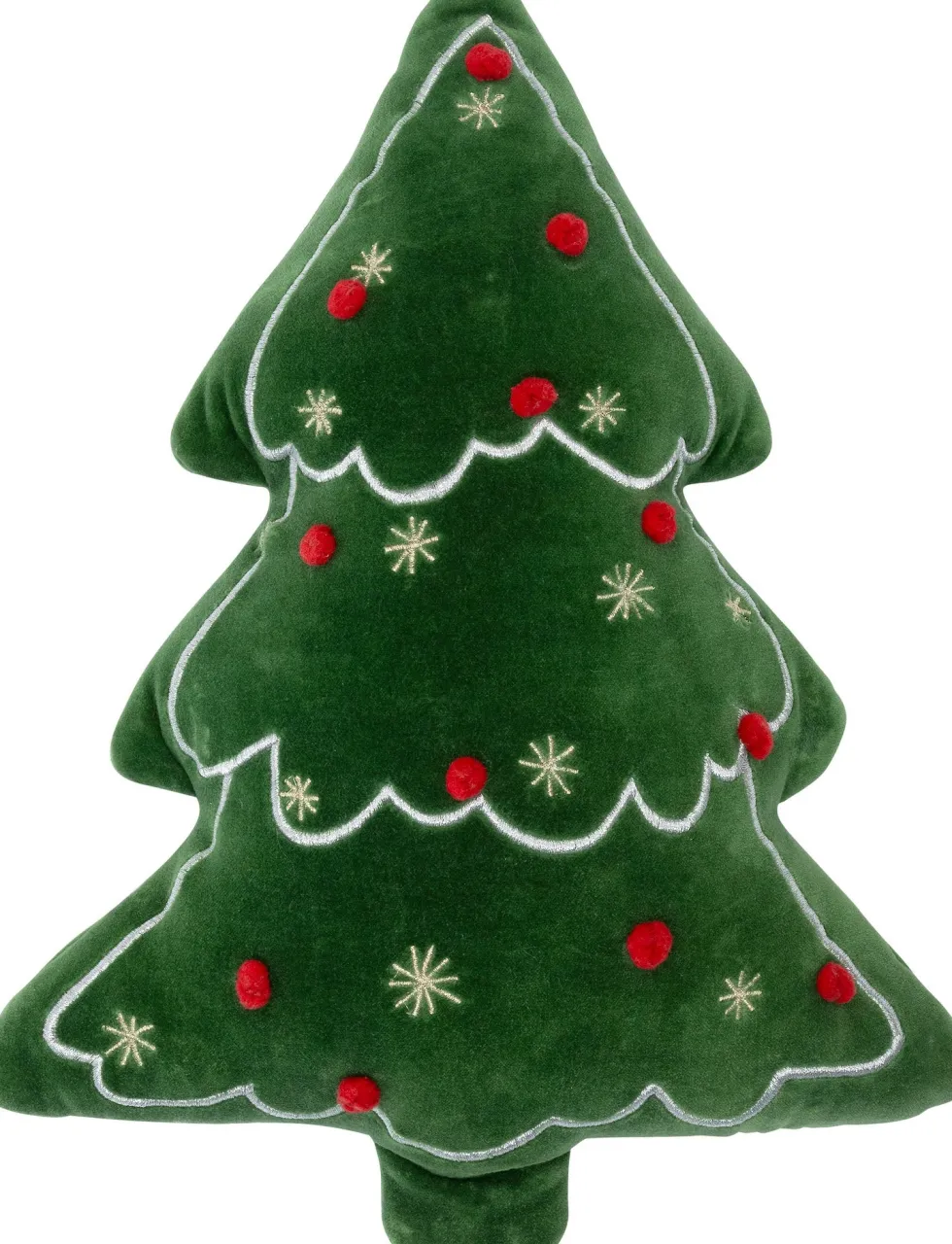 Intratuin sierkussen kerstboom groen 48 x 35 cm