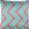 Intratuin sierkussen Mumbai groen / roze 45 x 45 x 10 cm