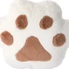 Intratuin sierkussen Paw wit / bruin 38 x 32 cm