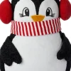 Intratuin sierkussen pinguin wit / zwart 51 x 10 x 44 cm