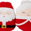 Intratuin sierkussen Santy kerstman rood / wit 35 x 26 x 14 cm