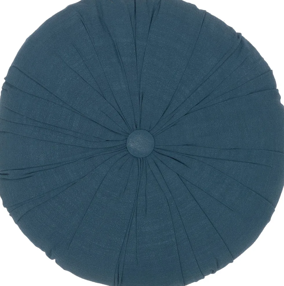 Intratuin sierkussen Seina donker blauw D 40 H 12 cm
