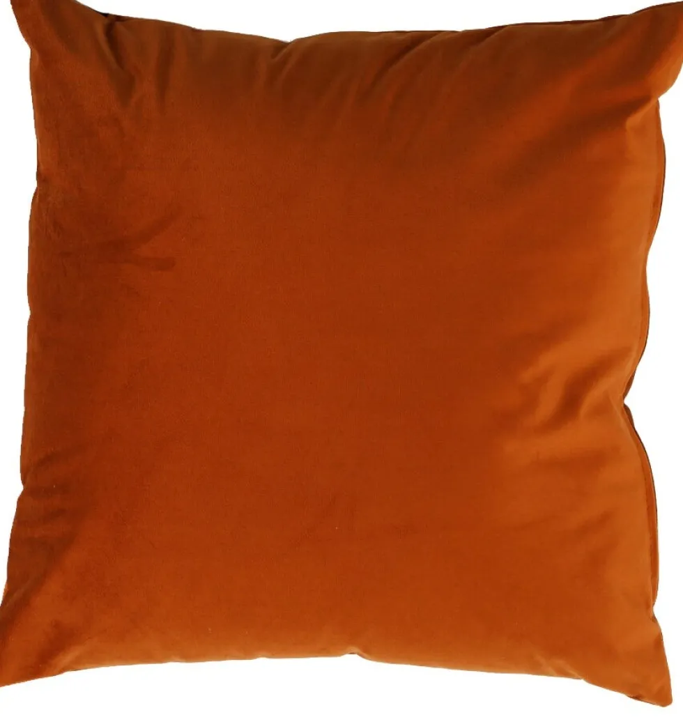 Intratuin sierkussen Velours oranje 45 x 45 cm