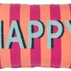 Intratuin sierkussen Velvet roze / oranje 30 x 50 cm