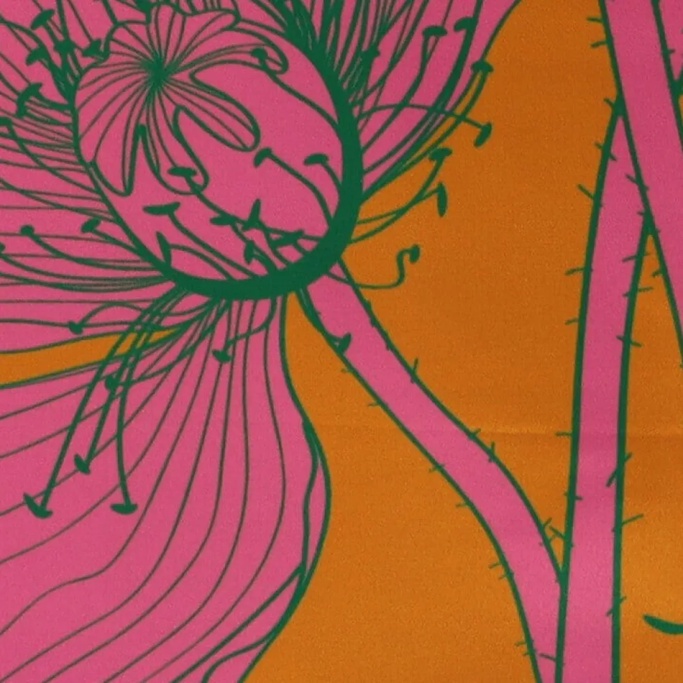 Intratuin sierkussen Yule oranje / roze 45 x 45 cm