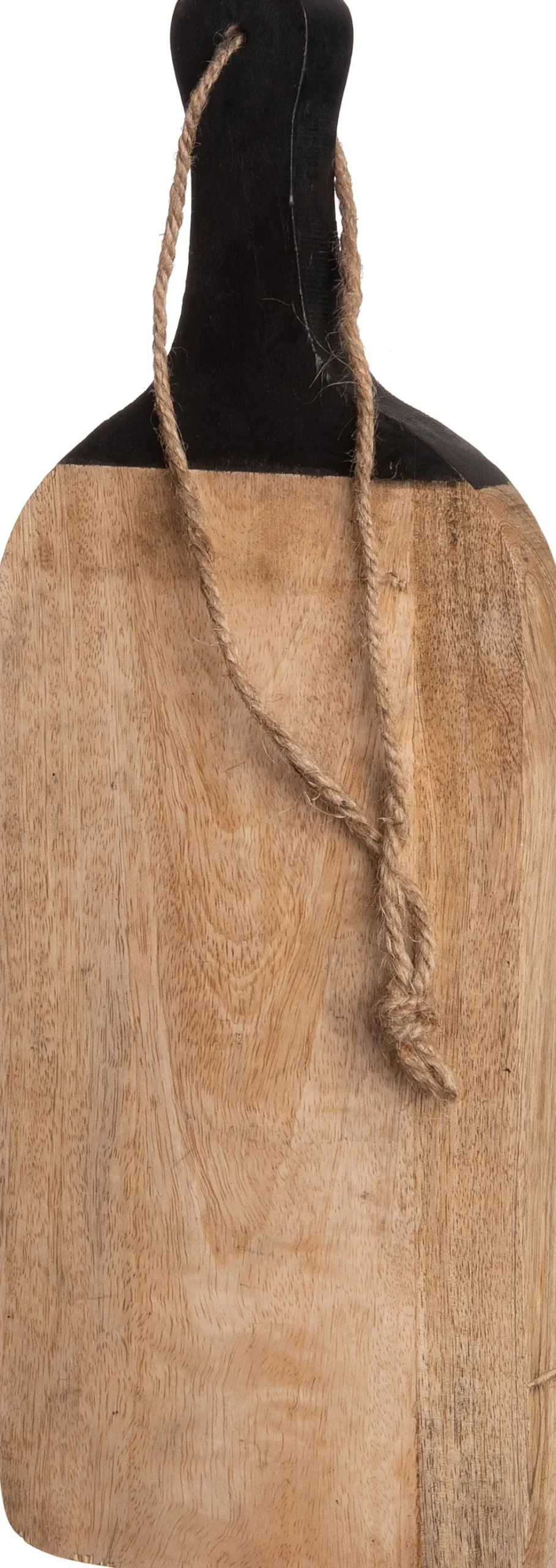 Intratuin snijplank Max naturel / zwart 45 x 15 x 2 cm