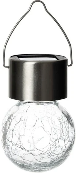 Intratuin solar hanglamp gekleurd licht D 6 H 9 cm