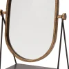 Intratuin spiegel goud / zwart 23,5 x 15 x 37 cm