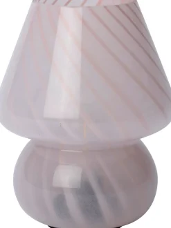 Intratuin tafellamp Daisi roze D 15 H 19 cm