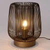 Intratuin tafellamp Jess zwart;goud D 28 H 38,5 cm