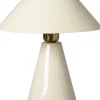 Intratuin tafellamp Oak crème D 26 H 32 cm