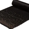 Intratuin tafelloper Strass zwart / koper 180 x 35 cm