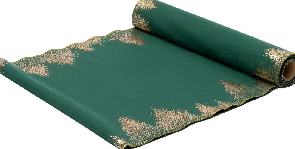 Intratuin tafelloper Trees groen 200 x 35 cm