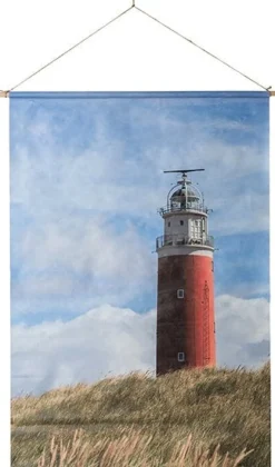 Intratuin wanddoek Vuurtoren 45 x 30 cm
