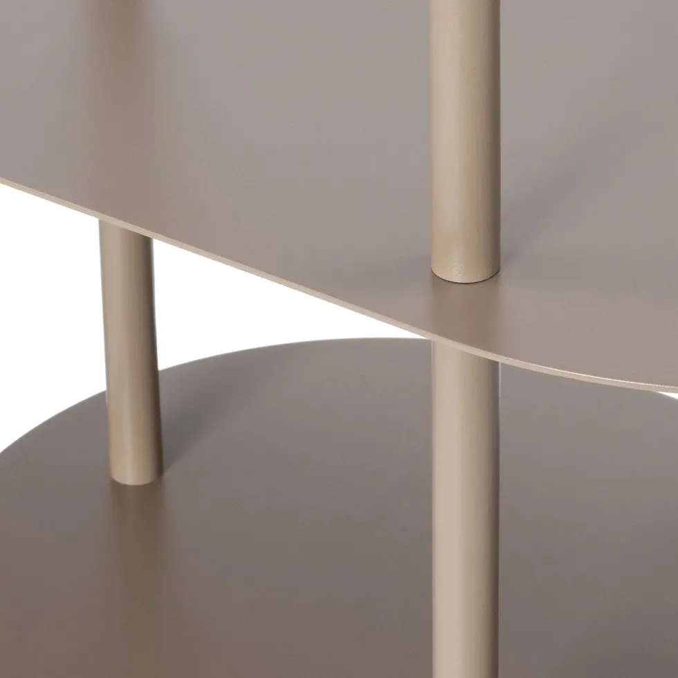 Intratuin wandkast Joury beige 118 x 31 x 139 cm