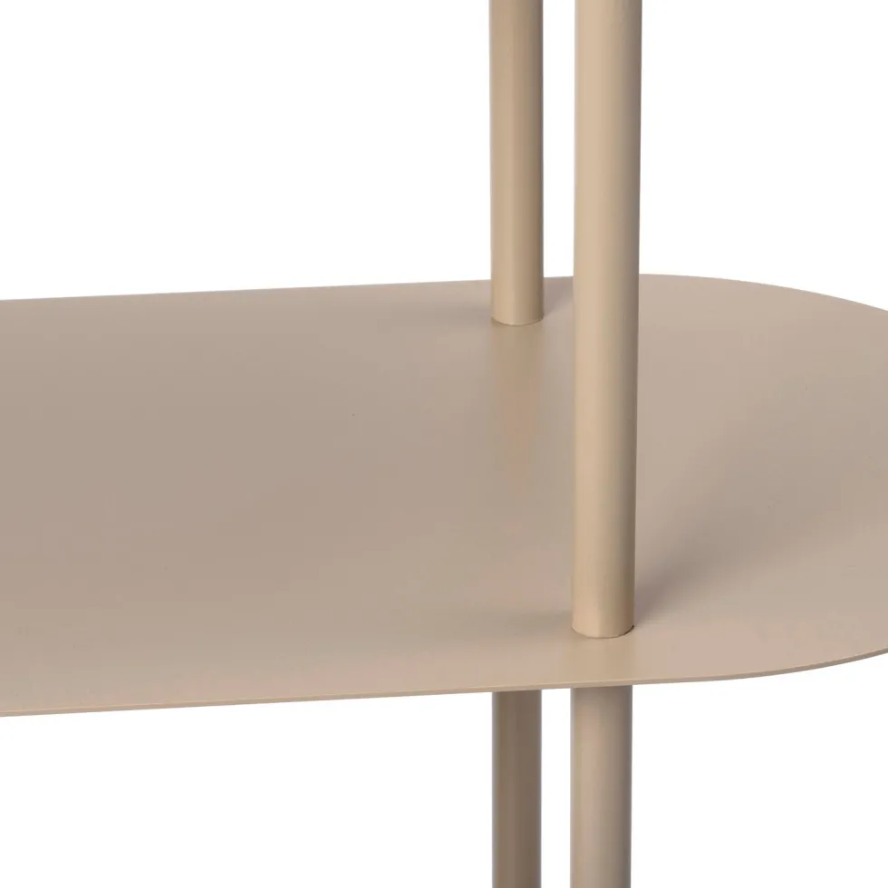 Intratuin wandkast taupe 90 x 31 x 150 cm