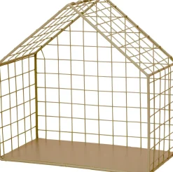 Intratuin wandrek Huis goud 21 x 13 x 21 cm