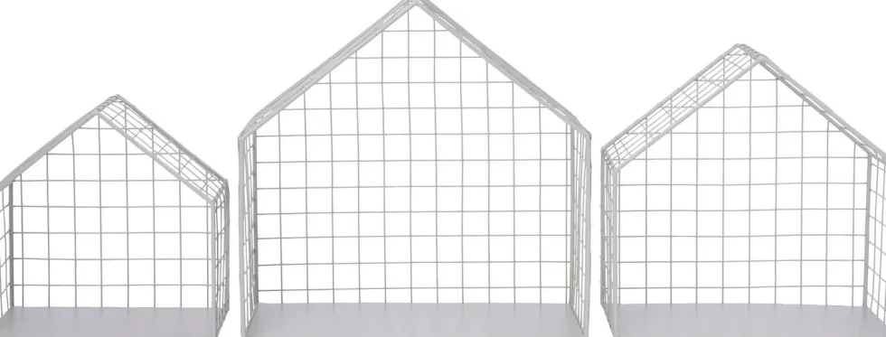 Intratuin wandrek Huis grijs 21 x 13 x 21 cm
