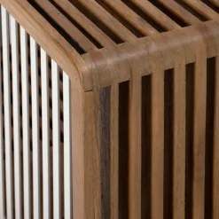 Intratuin wandrek Larne naturel / wit 56 x 23 x 34 cm