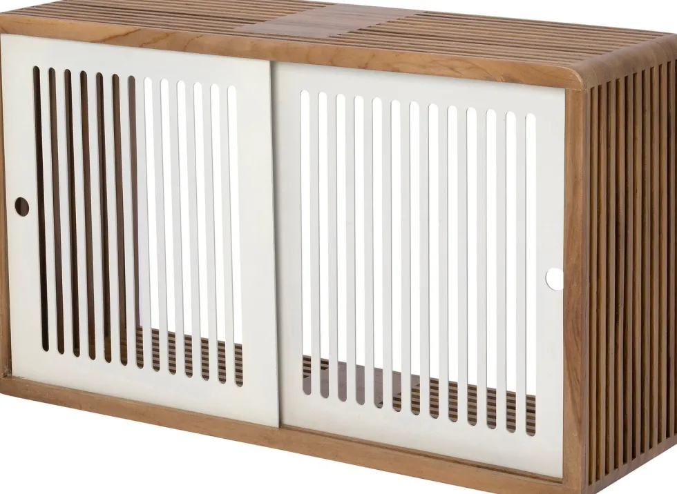Intratuin wandrek Larne naturel / wit 68 x 23 x 40 cm