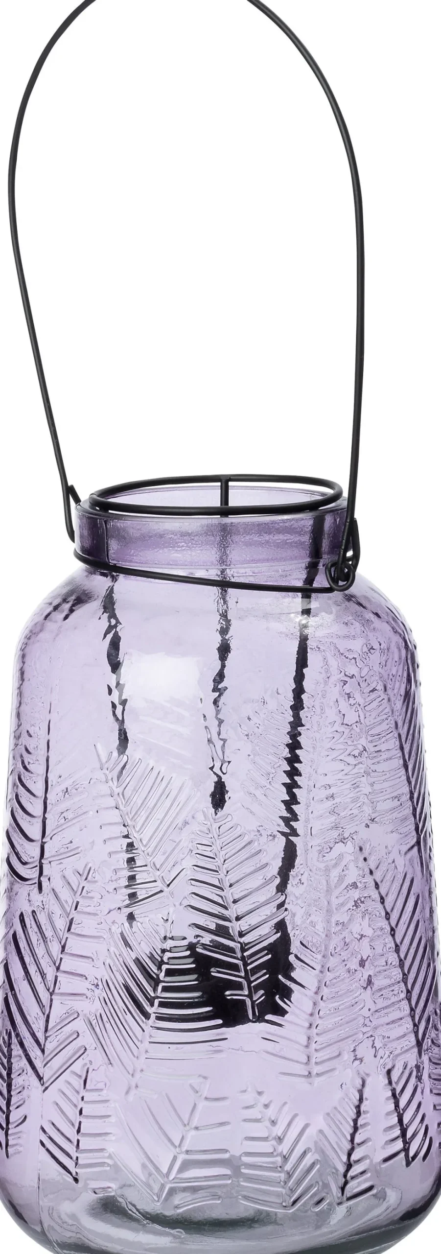 Intratuin waxinelichthouder Ella lichtpaars D 12,5 H 19,5 cm