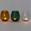 Intratuin waxinelichthouder Alfi geel D 12 H 13 cm