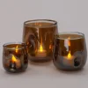 Intratuin waxinelichthouder Zack bruin D 12 H 12 cm