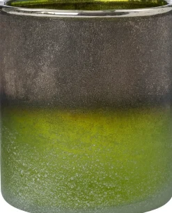 Intratuin waxinelichthouder Driek grijs / groen D 7 H 8 cm