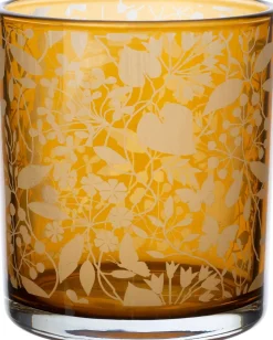 Intratuin waxinelichthouder Jia oranje D 7 H 8 cm