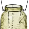 Intratuin waxinelichthouder Ella geel D 12,5 H 19,5 cm