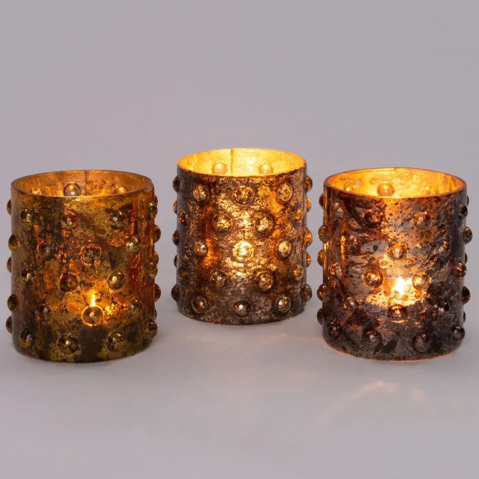 Intratuin waxinelichthouder Ihuri zilver D 8 H 9 cm