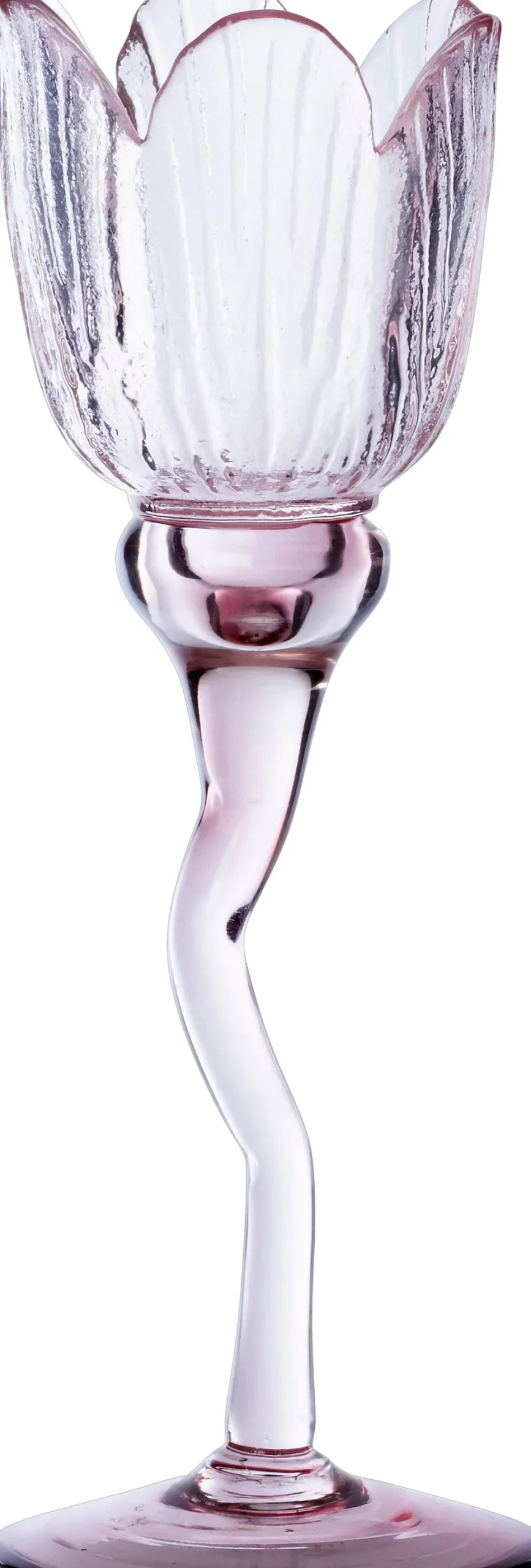 Intratuin waxinelichthouder Ave roze 8,5 x 8 x 22,5 cm