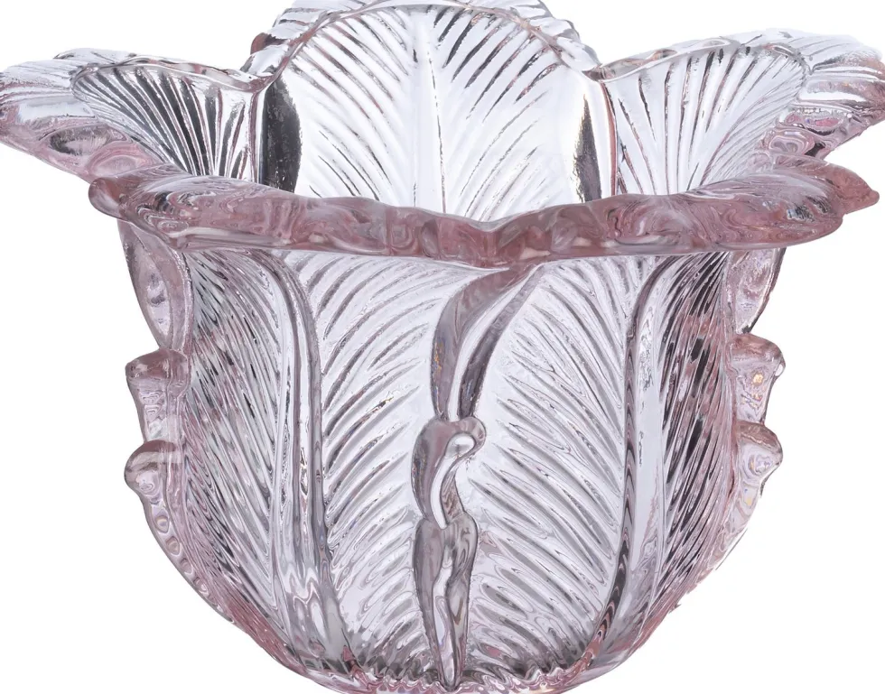 Intratuin waxinelichthouder Ace roze D 16,3 H 10,5 cm